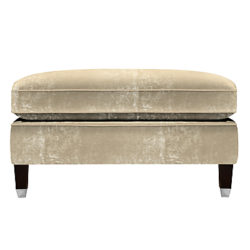 Duresta Grayson Footstool, Umber Leg Pimlico Champagne